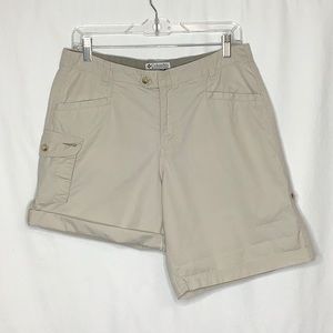 Columbia Women’s Cargo Roll Tab Hiking Camping Outdoor Shorts Size 10